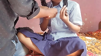 Desi girl fucked her friend as soon as she came from school