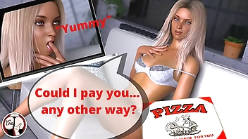 Why hot blondes cheerleaders don't have to pay for pizza - (Become a Rockstar - Emma 1)