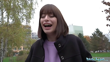 Public Agent Cute Italian babe offers sexual favours for his Casino winnings