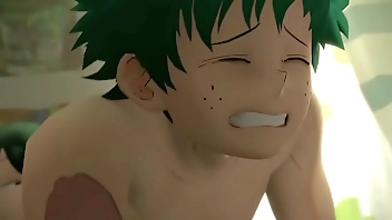 Froppy gives Deku a rimjob (by Greatm8)