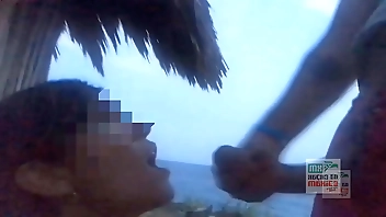 Zipolite, Oaxaca. Mexican nude beach, nudist festival 2022 voyeur and fucked skinny rich