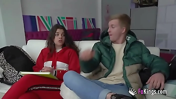 Geography lesson ends up with HOT TEENAGE SEX between Chiki and her young friend