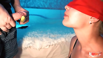 Tricked Stepmom into Sucking My Cock in Guess the Taste Game