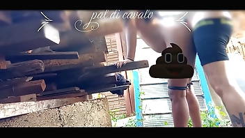 on my friend's birthday I fucked his hottie in the backyard