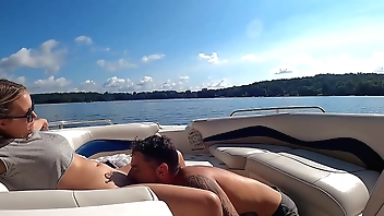 Last few weeks of summer so we had to get in some hot sex on the lake