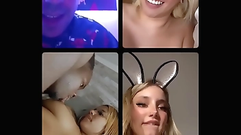 3 Instagram sluts masturbating Live