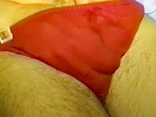 Japan's kinkiest gay plays with his cock in red panties