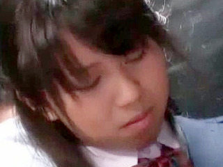 Nippon babe teases her shaved tokyo with fuckable thai