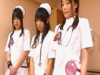 Fucked by 3 hot nurses, this lucky dude's cock is never gonna forget Tokyo.